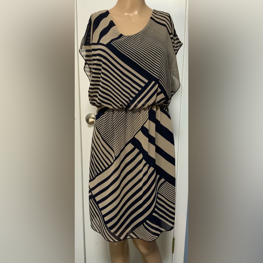 Enfocus Studio Black and White Asymmetrical Sundress